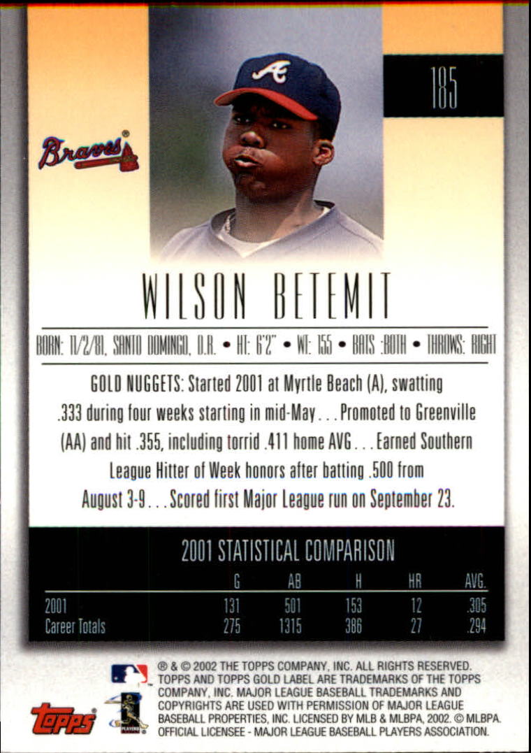 2002 Topps Gold Label Baseball - Picture 328 of 376