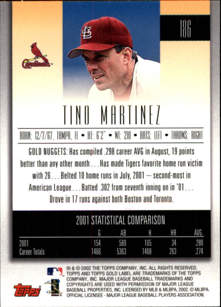 2002 Topps Gold Label Baseball - Picture 330 of 376