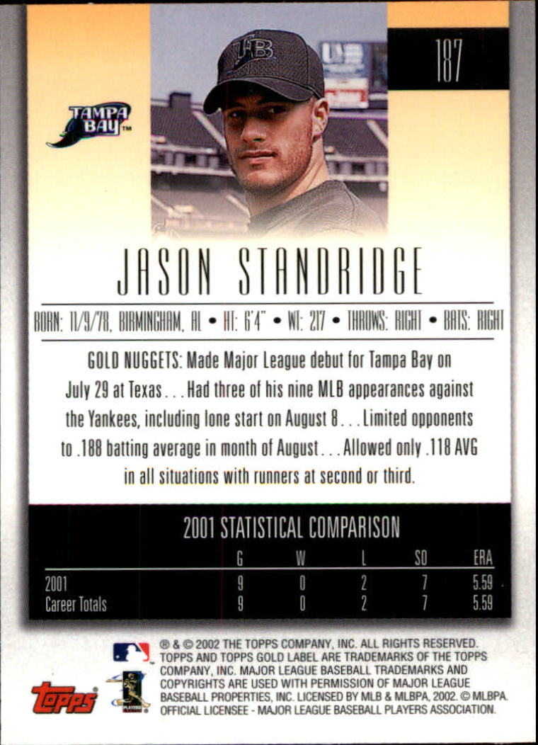 2002 Topps Gold Label Baseball - Picture 332 of 376