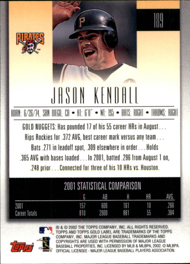 2002 Topps Gold Label Baseball - Picture 336 of 376