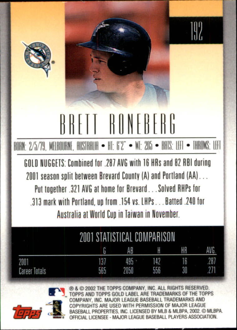 2002 Topps Gold Label Baseball - Picture 340 of 376