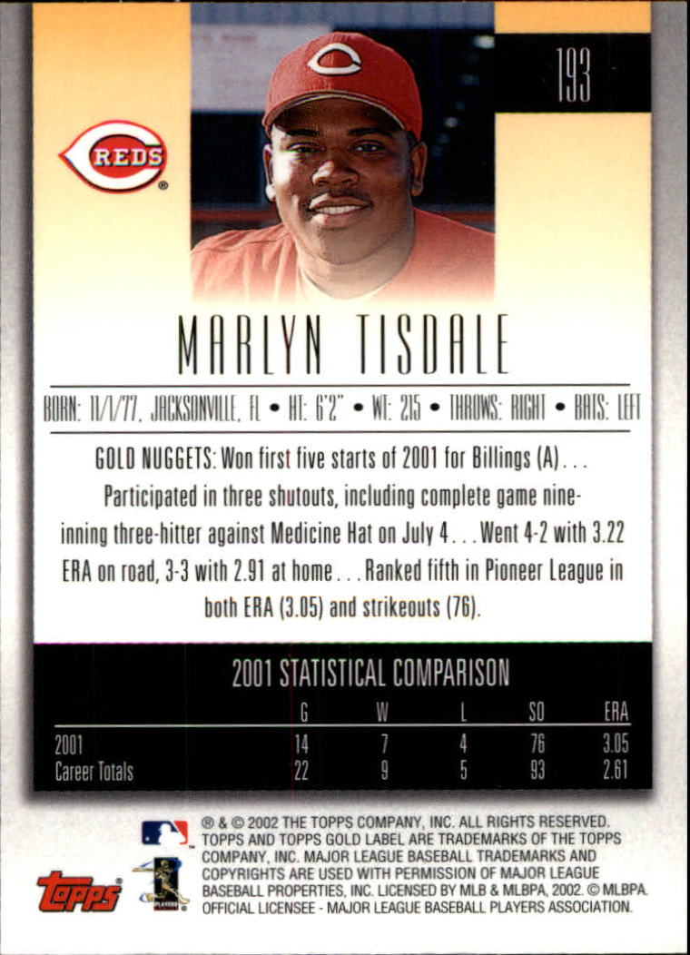 2002 Topps Gold Label Baseball - Picture 342 of 376