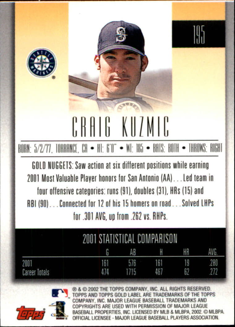 2002 Topps Gold Label Baseball - Picture 346 of 376