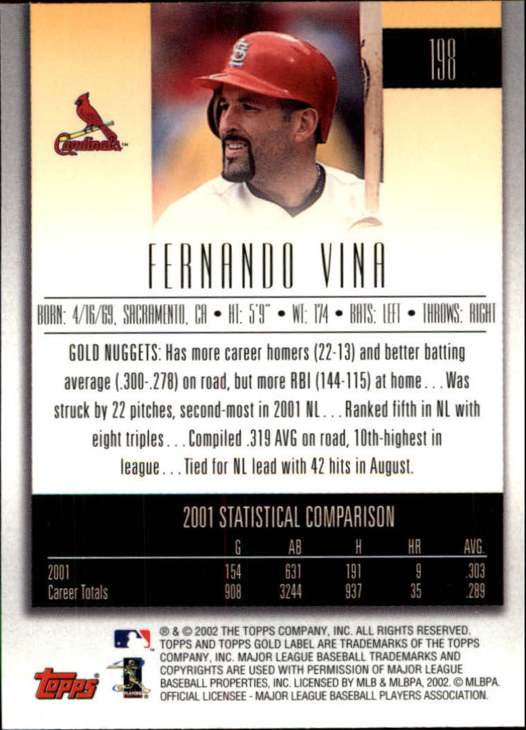 2002 Topps Gold Label Baseball - Picture 350 of 376