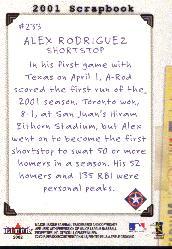 2002 Fleer Triple Crown Baseball "Main Set" Cards #151 to #270 - Bild 153 von 218