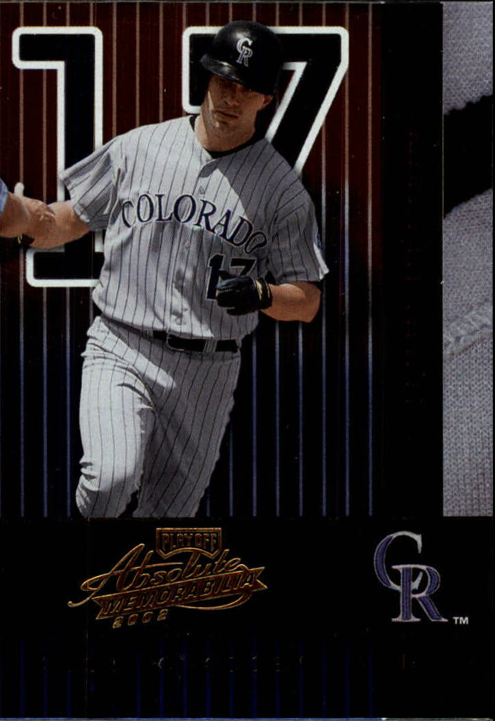 2002 Absolute Memorabilia Baseball Card Pick