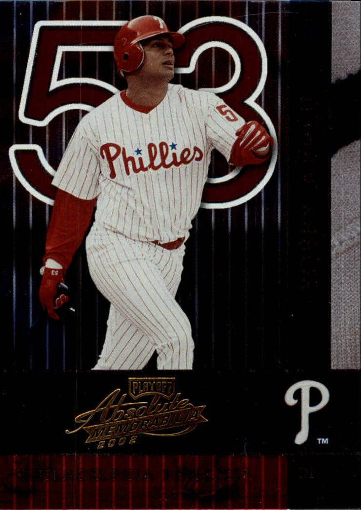 2002 Absolute Memorabilia Baseball Card Pick