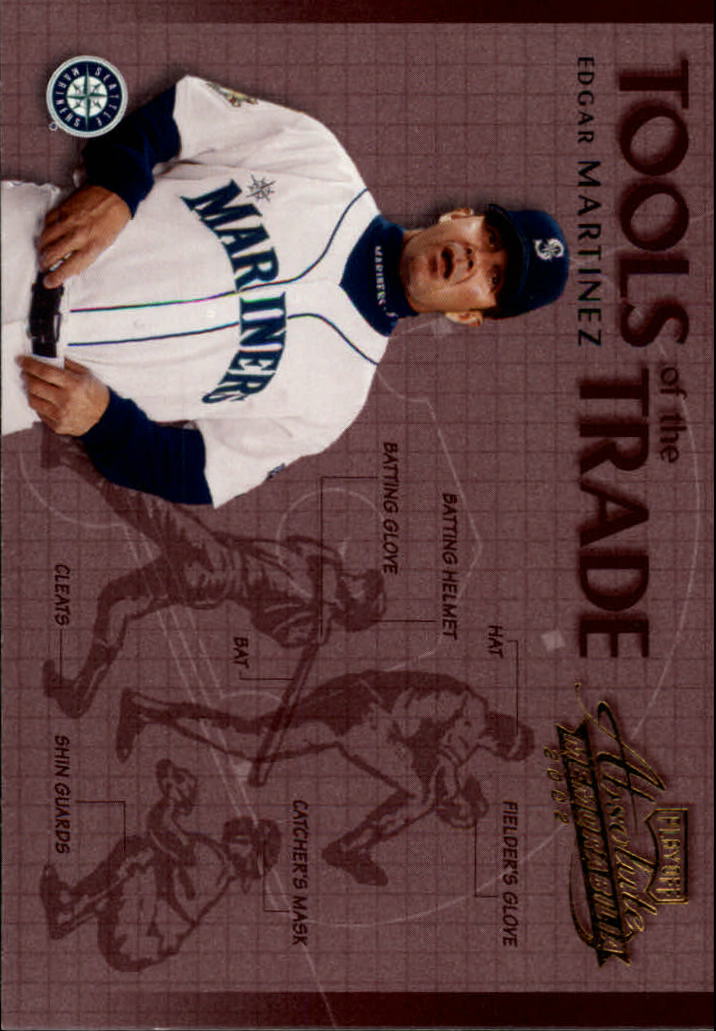 Carte "Inserisci e inserisci Parallelo" Baseball 2002 Memorabilia Assoluto - Foto 87 di 132