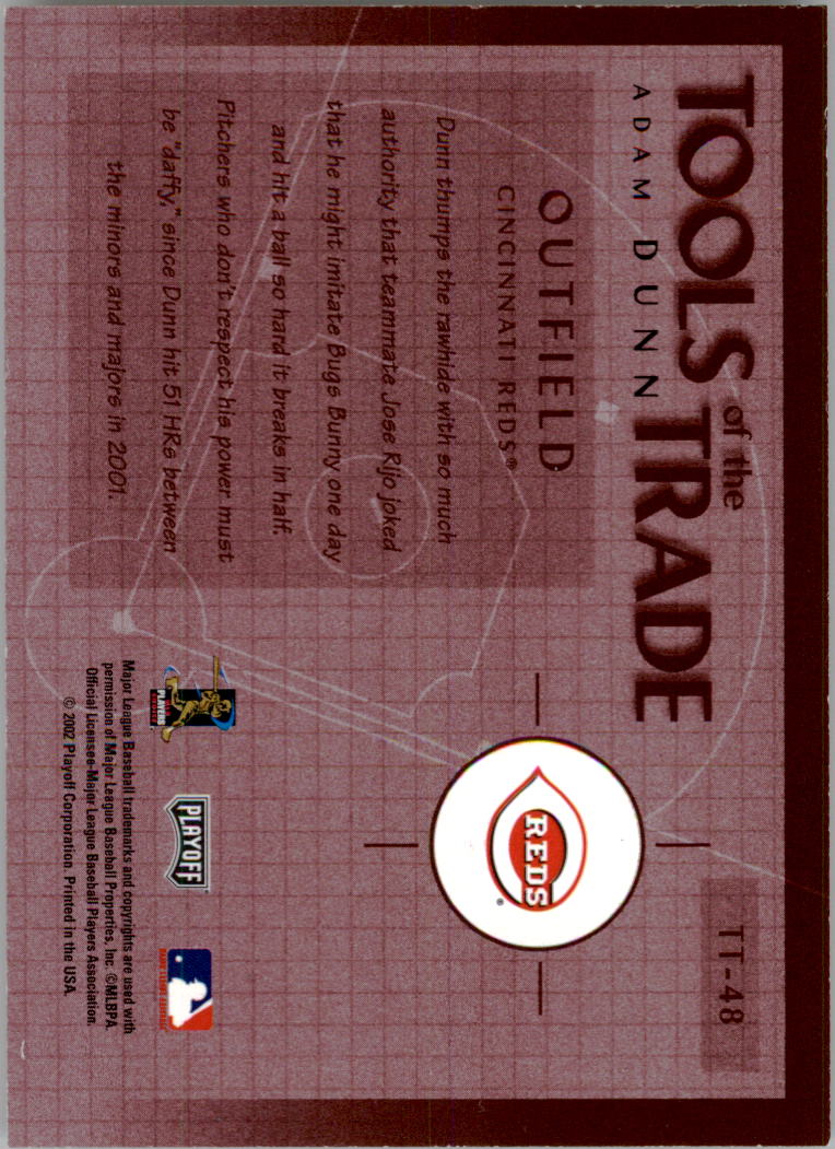 Carte "Inserisci e inserisci Parallelo" Baseball 2002 Memorabilia Assoluto - Foto 98 di 132
