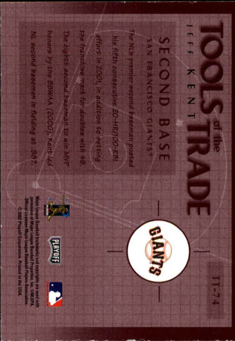 Carte "Inserisci e inserisci Parallelo" Baseball 2002 Memorabilia Assoluto - Foto 108 di 132
