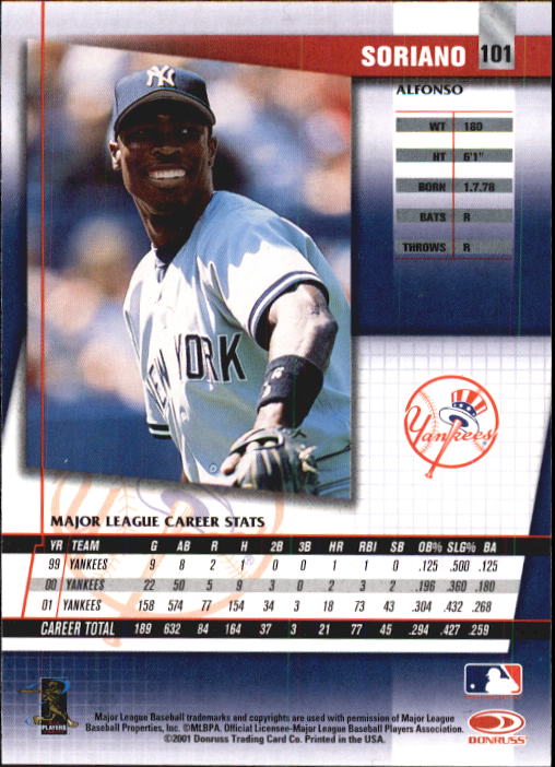 2002 Donruss Fan Club - Rookie #207 Angel Berroa (AU)