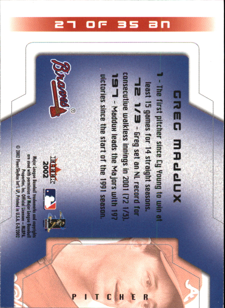 2002 E-X Baseball "Insert and Game Used" Cards - Picture 30 of 42