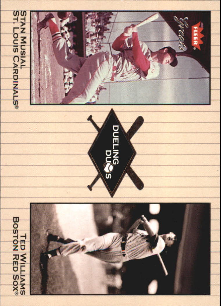 2002 Greats of the Game (Fleer) Baseball "Dueling Duos" Insert Cards - Picture 6 of 43