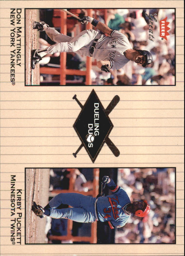 2002 Greats of the Game (Fleer) Baseball "Dueling Duos" Insert Cards - Picture 10 of 43