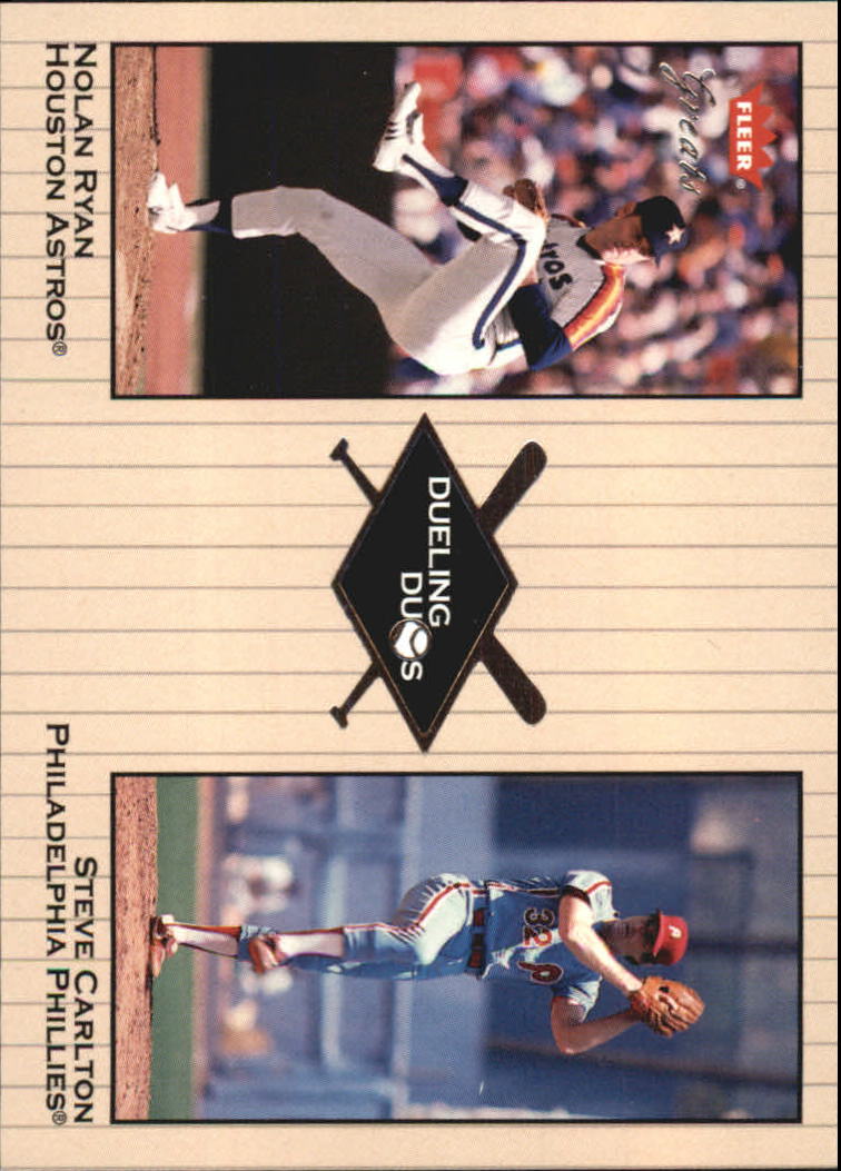 2002 Greats of the Game (Fleer) Baseball "Dueling Duos" Insert Cards - Picture 12 of 43