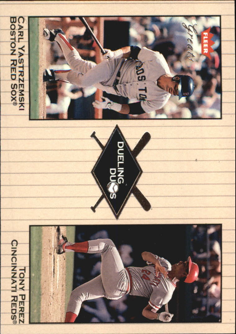 2002 Greats of the Game (Fleer) Baseball "Dueling Duos" Insert Cards - Picture 24 of 43