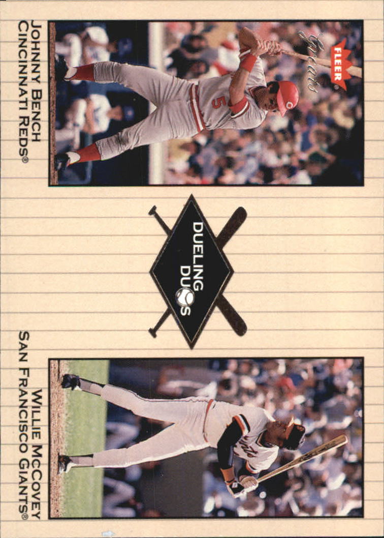 2002 Greats of the Game (Fleer) Baseball "Dueling Duos" Insert Cards - Picture 26 of 43