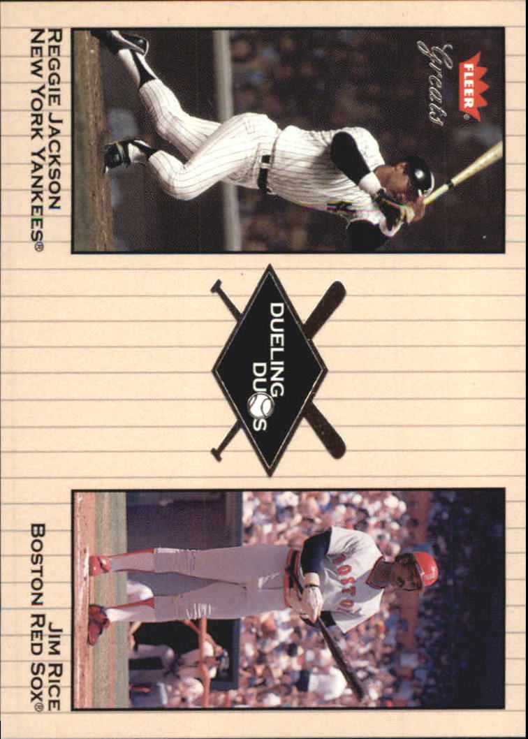 2002 Greats of the Game (Fleer) Baseball "Dueling Duos" Insert Cards - Picture 30 of 43