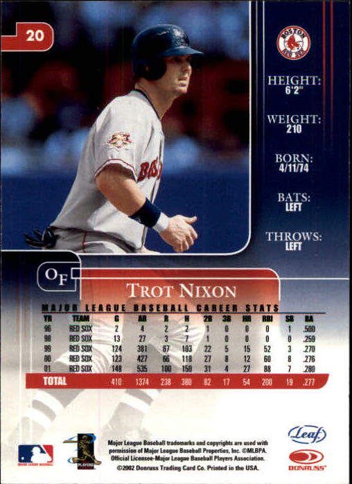 2002 Leaf Rookies and Stars Baseball "Main Set" Base Cards - Picture 27 of 357
