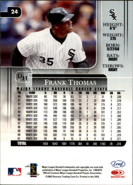 2002 Leaf Rookies and Stars Baseball "Main Set" Base Cards - Picture 33 of 357