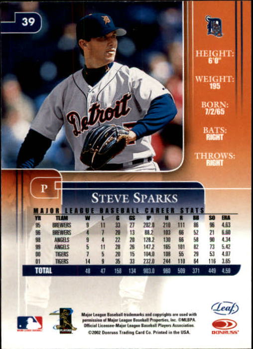 2002 Leaf Rookies and Stars Baseball "Main Set" Base Cards - Picture 53 of 357