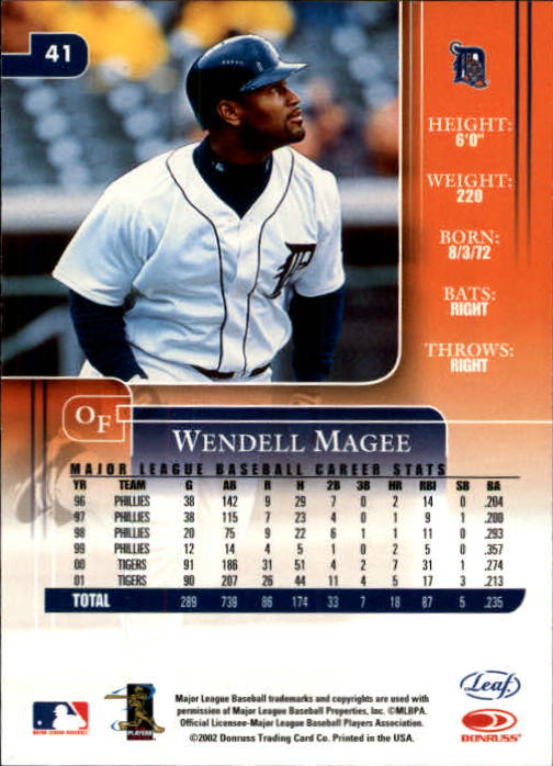 2002 Leaf Rookies and Stars Baseball "Main Set" Base Cards - Picture 57 of 357
