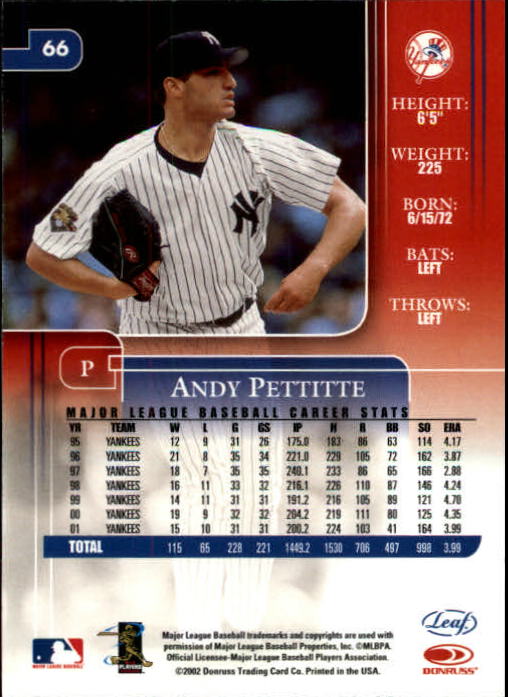 2002 Leaf Rookies and Stars Baseball "Main Set" Base Cards - Picture 79 of 357