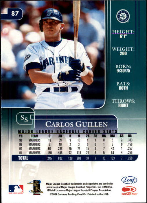 2002 Leaf Rookies and Stars Baseball "Main Set" Base Cards - Picture 99 of 357