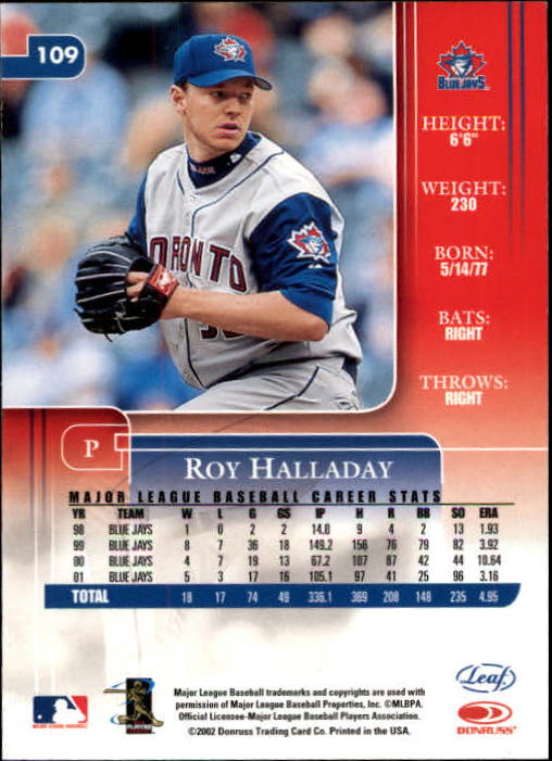 2002 Leaf Rookies and Stars Baseball "Main Set" Base Cards - Picture 127 of 357