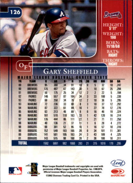 2002 Leaf Rookies and Stars Baseball "Main Set" Base Cards - Picture 145 of 357