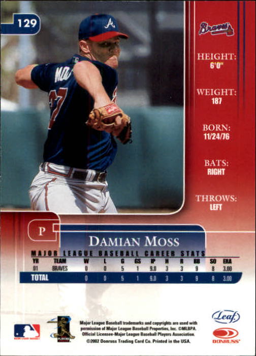 2002 Leaf Rookies and Stars Baseball "Main Set" Base Cards - Picture 147 of 357