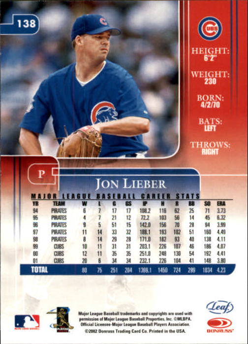 2002 Leaf Rookies and Stars Baseball "Main Set" Base Cards - Picture 151 of 357