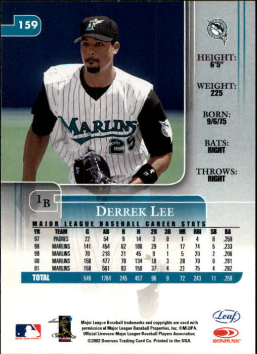 2002 Leaf Rookies and Stars Baseball "Main Set" Base Cards - Picture 171 of 357