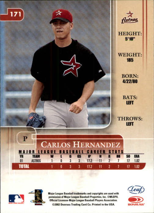2002 Leaf Rookies and Stars Baseball "Main Set" Base Cards - Picture 179 of 357