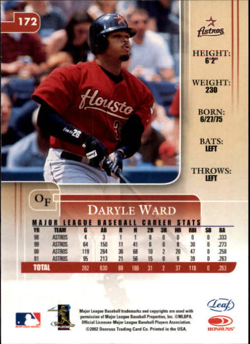 2002 Leaf Rookies and Stars Baseball "Main Set" Base Cards - Picture 181 of 357