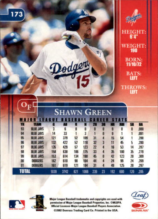 2002 Leaf Rookies and Stars Baseball "Main Set" Base Cards - Picture 183 of 357