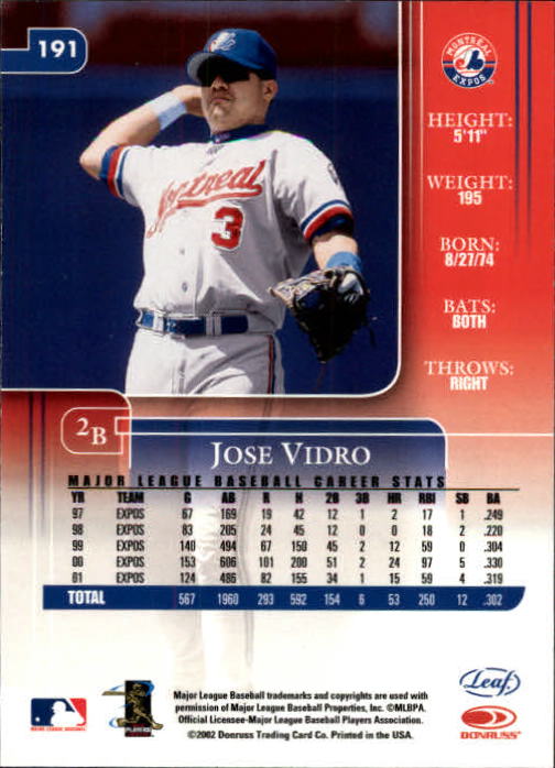 2002 Leaf Rookies and Stars Baseball "Main Set" Base Cards - Picture 203 of 357