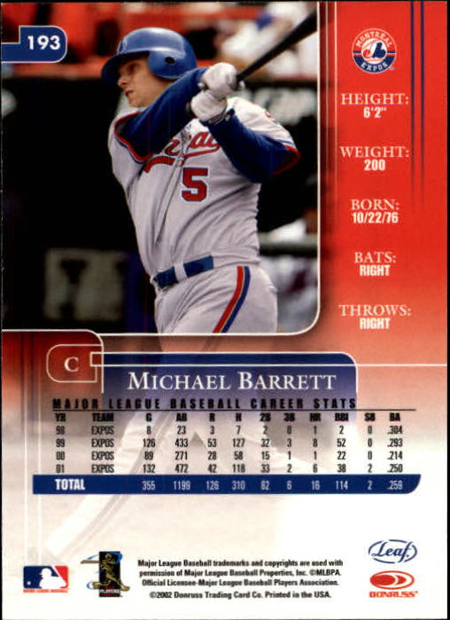 2002 Leaf Rookies and Stars Baseball "Main Set" Base Cards - Picture 205 of 357