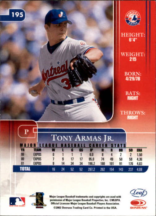 2002 Leaf Rookies and Stars Baseball "Main Set" Base Cards - Picture 207 of 357