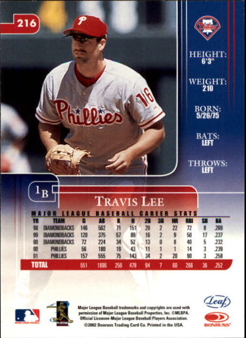 2002 Leaf Rookies and Stars Baseball "Main Set" Base Cards - Picture 235 of 357