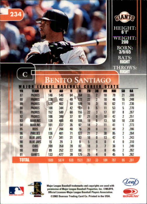 2002 Leaf Rookies and Stars Baseball "Main Set" Base Cards - Picture 253 of 357