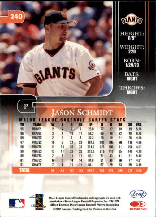 2002 Leaf Rookies and Stars Baseball "Main Set" Base Cards - Picture 261 of 357