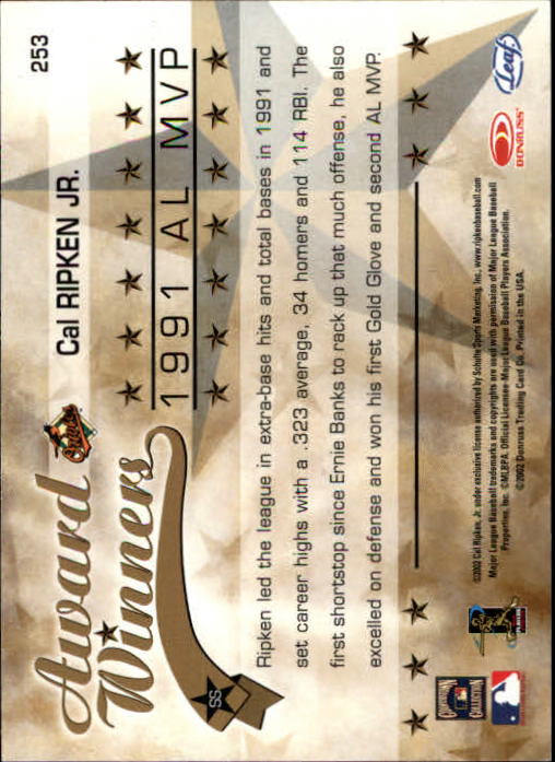 2002 Leaf Rookies and Stars Baseball "Main Set" Base Cards - Picture 271 of 357