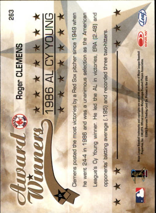 2002 Leaf Rookies and Stars Baseball "Main Set" Base Cards - Picture 289 of 357