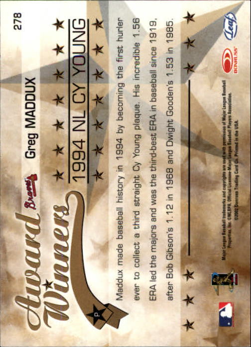 2002 Leaf Rookies and Stars Baseball "Main Set" Base Cards - Picture 307 of 357