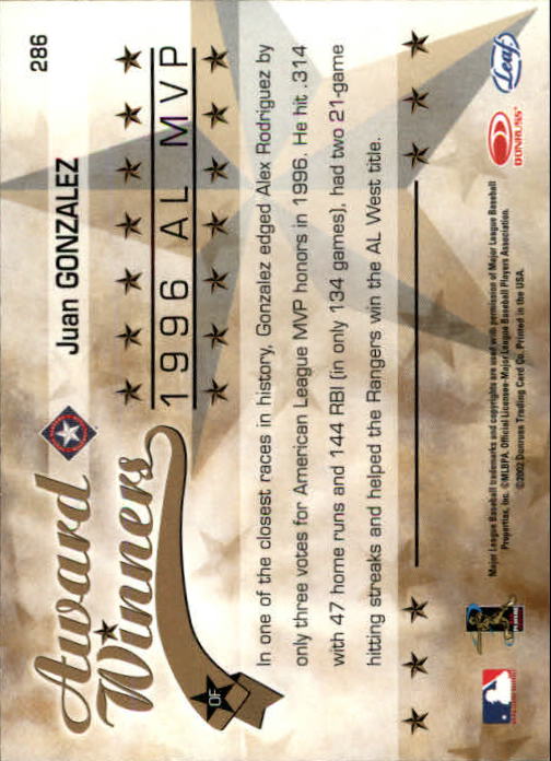 2002 Leaf Rookies and Stars Baseball "Main Set" Base Cards - Picture 315 of 357