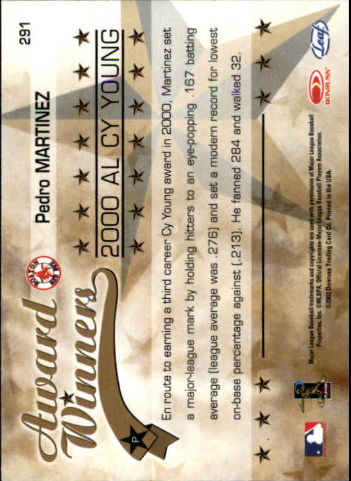 2002 Leaf Rookies and Stars Baseball "Main Set" Base Cards - Picture 323 of 357