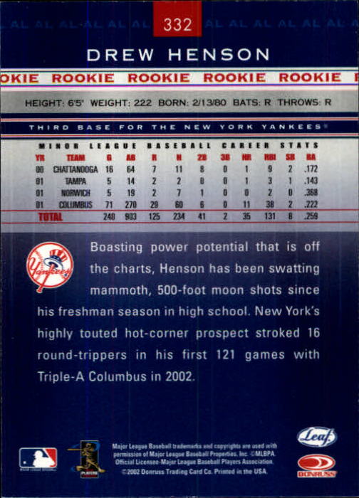 2002 Leaf Rookies and Stars Baseball "Main Set" Base Cards - Picture 339 of 357