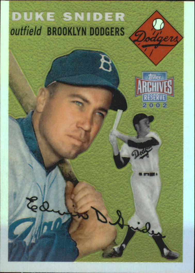 2002 Topps Archives Reserve Baseball - Picture 61 of 102
