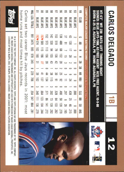 2002 Topps Opening Day Baseball - Picture 17 of 284
